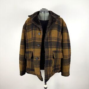 60s 70s Vintage Wool Workwear Barn Coat Jacket | Heritage Cabincore Outerwear